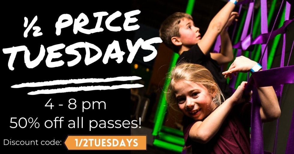 Half Price Tuesdays Is Back AirFX Trampoline Park