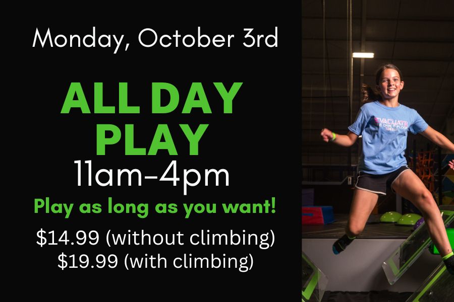 All Day Play October 3rd