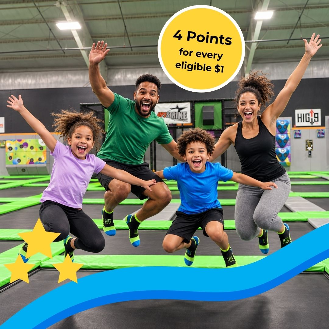 Family jumping at AirFX